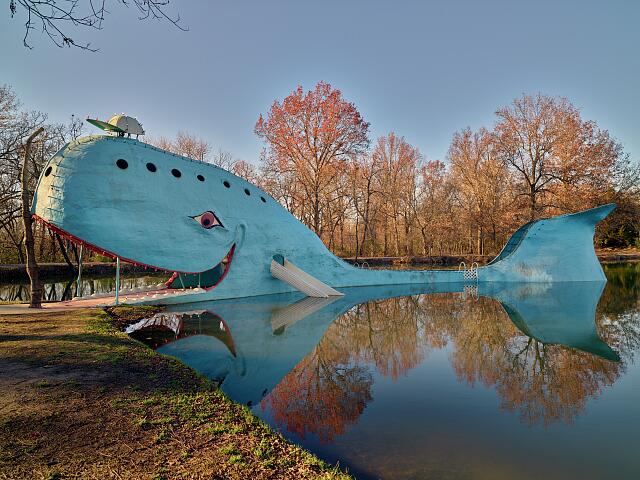 Blue Whale of Catoosa Route 66 stop
